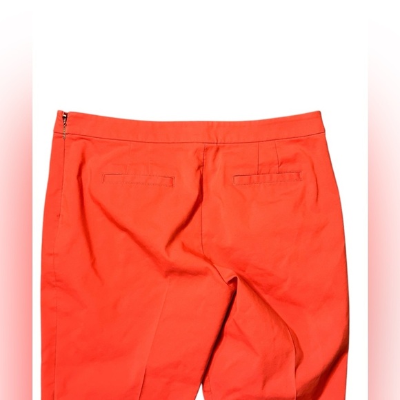 Tory Burch Bright Orange Trousers Size 10 - Picture 7 of 7